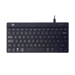 R-Go Compact Break Wired Keyboard UK Qwerty Black RGOCOUKWDBL