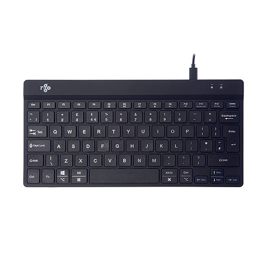 R-Go Compact Break Wired Keyboard UK Qwerty Black RGOCOUKWDBL