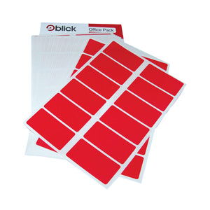 Blick Labels in Office Packs 25mmx50mm Red (Pack of 320) RS019954