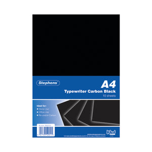 Stephens Black Typewriter Carbon A4 Paper (Pack of 100) RS520153