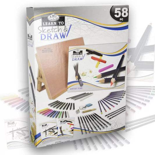 Royal & Langnickel Learn To Sketch & Draw Box Set