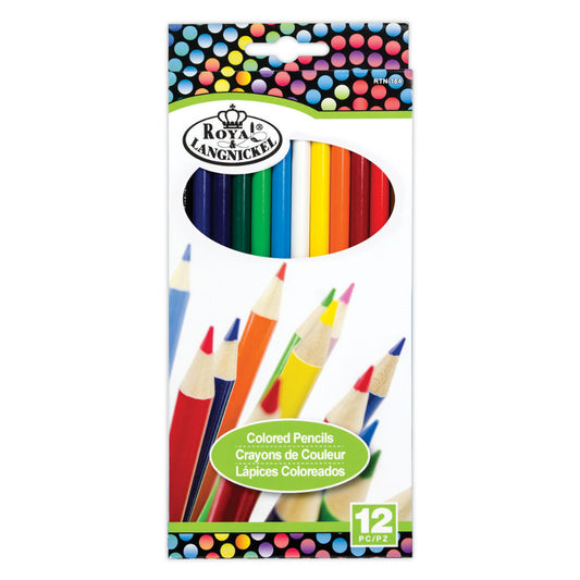 Royal & Langnickel Bright Coloured Pencils - Pack of 12