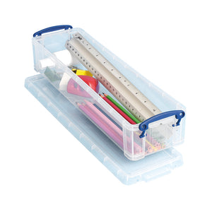 Really Useful Clear 1.5 Litre Pencil/Stationery Box 1.5C