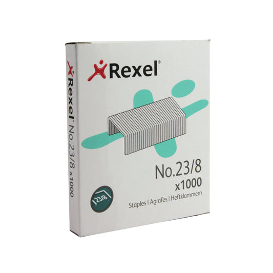 Rexel No 23 Staples 8mm (Pack of 1000) 2101054