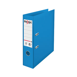 Rexel Choices 75mm Lever Arch File Polypropylene A4 Blue 2115503