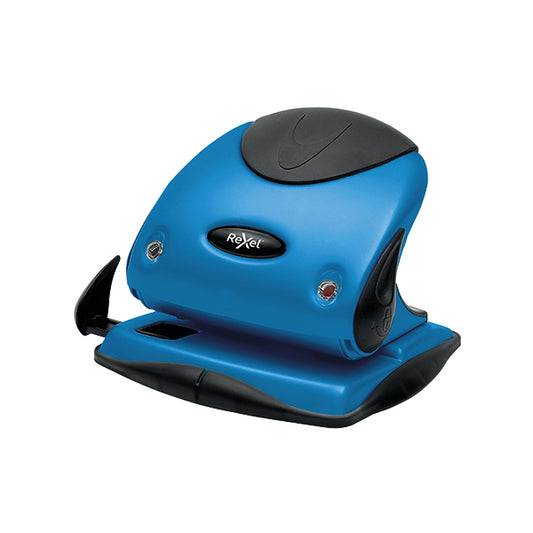 Rexel Choices P225 2 Hole Punch 25 Sheet Blue 2115693