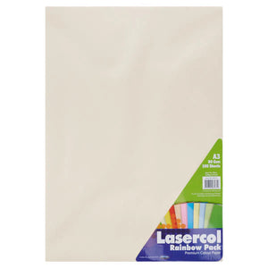 Lasercol A3 80Gsm Activity Paper 100 Sheets - Rainbow