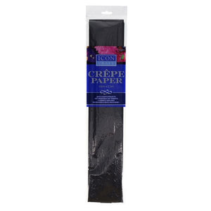 Icon Craft 17gsm Crepe Paper - Black