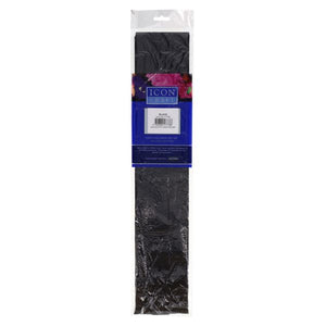 Icon Craft 17gsm Crepe Paper - Black