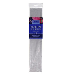 Icon Craft Crepe Paper - Silver