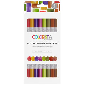 Colorista - Watercolour Marker - Botanic Accents 8pc