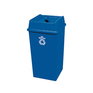 Paper Recycling Bin Base 132.5L Blue 324161 (Lid not included) 324161