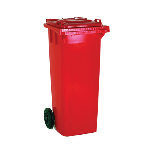 Wheelie Bin 120 Litre Red (W480 x D555 x H930mm) 331115