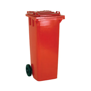 Wheelie Bin 140 Litre Red (W480 x D555 x H1070mm) 331156