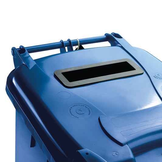 Confidential Waste Wheelie Bin 140 Litre Blue 377891