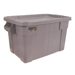 Brute Tote Box/Lid 75 Litre Grey (L707 x W441 x D384mm) 382216