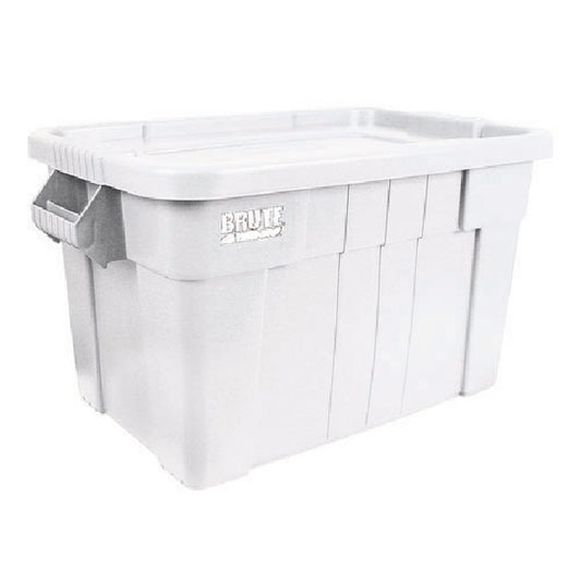 VFM White Brute Tote Box/Lid 75 Litre