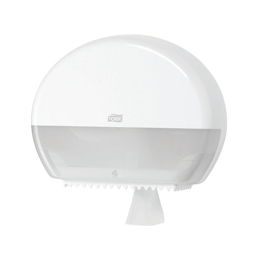 Tork T2 Mini Jumbo Toilet Roll Dispenser White 555000