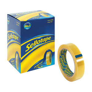 Sellotape Original Golden Tape 24mm x 50m (6 Pack) 1443266