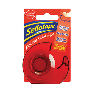 Sellotape Double Sided Tape and Dispenser 15mm x 5m 1766008