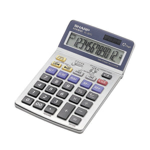 Sharp Semi-Desktop Tax Calculator 12-digit EL-337C