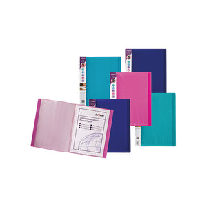 Snopake Electra Display Book 24 Pocket A4 Assorted (Pack of 10) 12219