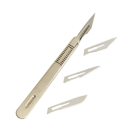 Swordfish Scalpel No.3 Handle With 4 Blades Metal 43110