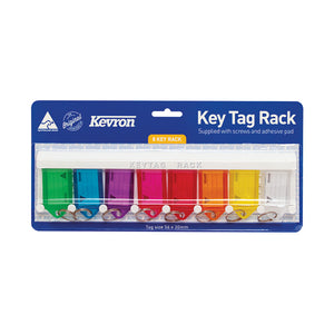 Kevron Standard Key Tags Assorted (Pack of 8) ID6TRL