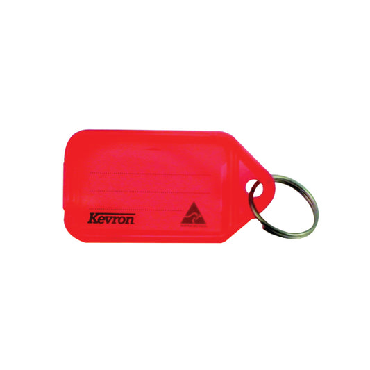 Kevron Plastic Clicktag Key Tag Red (Pack of 100) ID5RED100