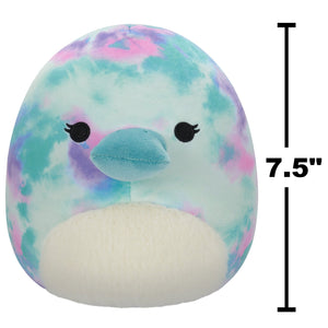 Squishmallows 7.5 Inch - Mitch Watercolor Tie-Dye Platypus