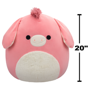 Squishmallows 20 Inch - Maudie Pink Donkey