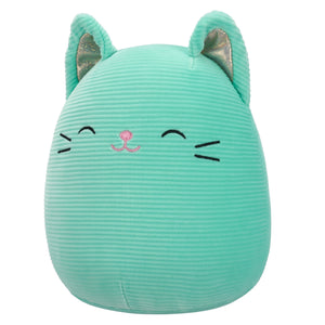 Squishmallows Squisharoys 7.5 Inch -Charisma the Mint Corduroy Cat