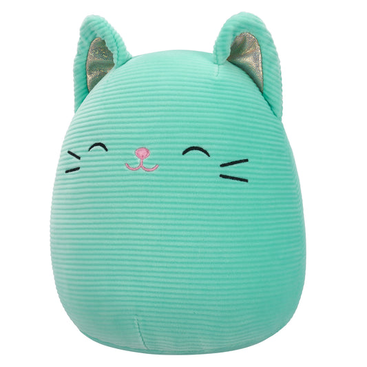 Squishmallows Squisharoys 7.5 Inch -Charisma the Mint Corduroy Cat