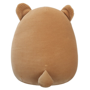 Squishmallows Squisharoys 7.5 Inch - Greta the Brown Corduroy Grizzly Bear