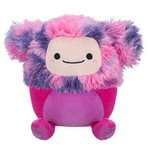 Squishmallows 7.5 Inch -  Woxie the Magenta Bigfoot