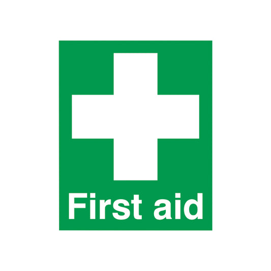 Signslab 100X250 First Aid Pvc