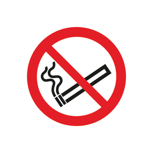 Safety Sign No Smoking Symbol 50x50mm Self-Adhesive PH04739S