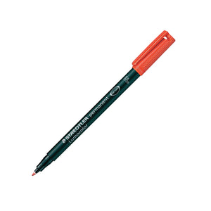 Staedtler Lumocolour Pen Permanent Fine Red (Pack of 10) 318-2