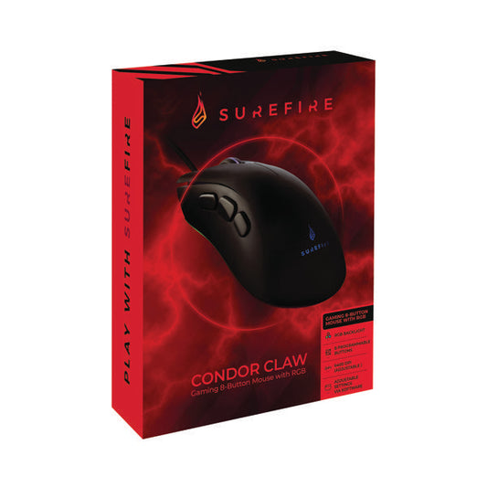 SureFire Condor Claw Gaming 8-Button Mouse with RGB 48816