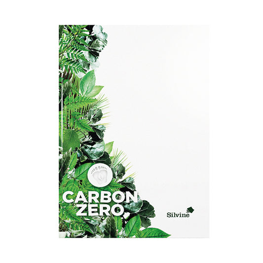 Silvine Premium Carbon Zero Certified Casebound Notebook Lined 120 Pages A4 R307