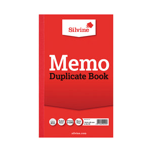 Silvine Duplicate Memo Book 210x127mm (Pack of 6) 601