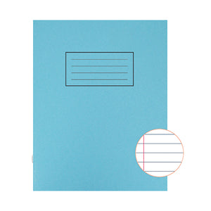 Silvine Exercise Book Ruled 229x178mm Blue (Pack of 10) EX104