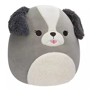 Squishmallow 12 inch Malu Grey Shih-Tzu | Art & Hobby