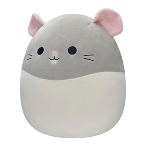 Squishmallows 12 Inch Rusty The Grey And White Rat