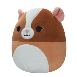 Squishmallows 7.5 Inch Garret Brown And White Guinea Pig