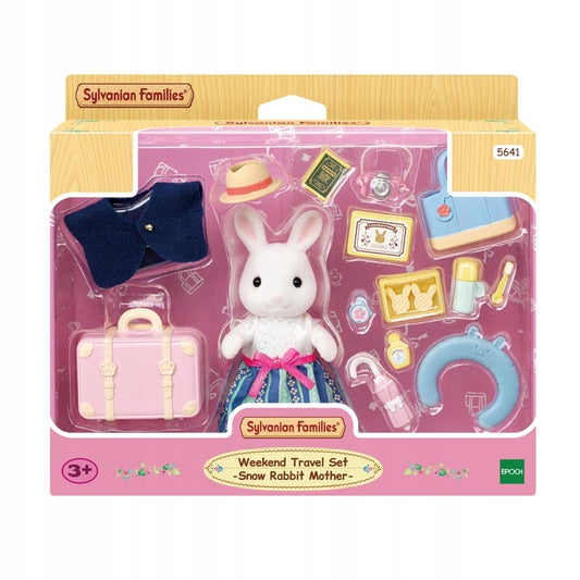 Sylvanian Families Weekend Travel Set - Snow Rabbit Mother