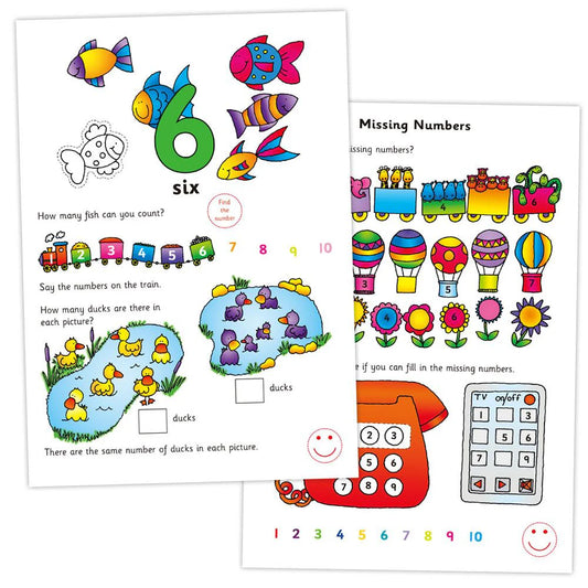 GALT Home Learning Activity Sticker Book - Counting