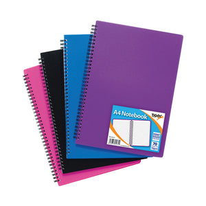 Sundry A4 Wiro Polypropylene Notebook (Pack of 5) 301471