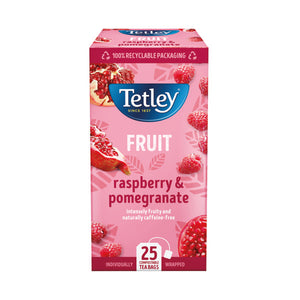 Tetley Raspberry and Pomegranate Tea Bags (Pack of 25) 1580A