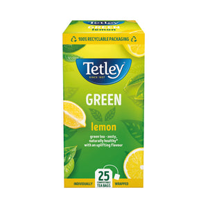 Tetley Green Tea With Lemon Tea Bags (Pack of 25) 1571A